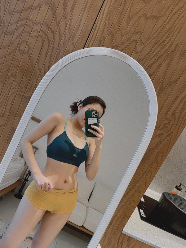 Hot girl trâm anh sau hút mỡ bụng tích cực khoe thân với đồ kiệm vải - 6