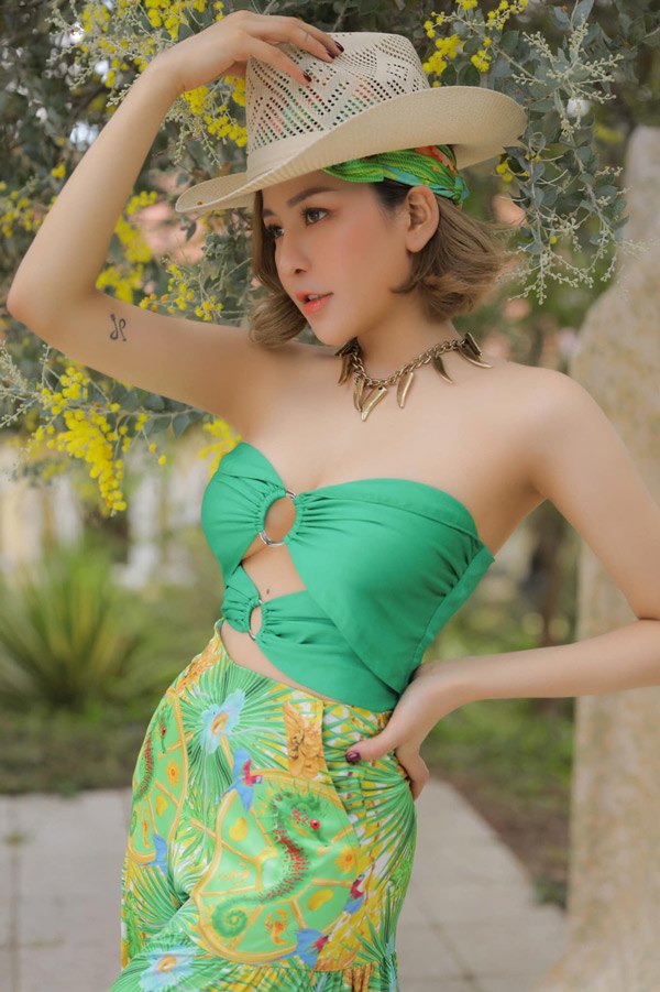 Hot girl trâm anh sau hút mỡ bụng tích cực khoe thân với đồ kiệm vải - 7