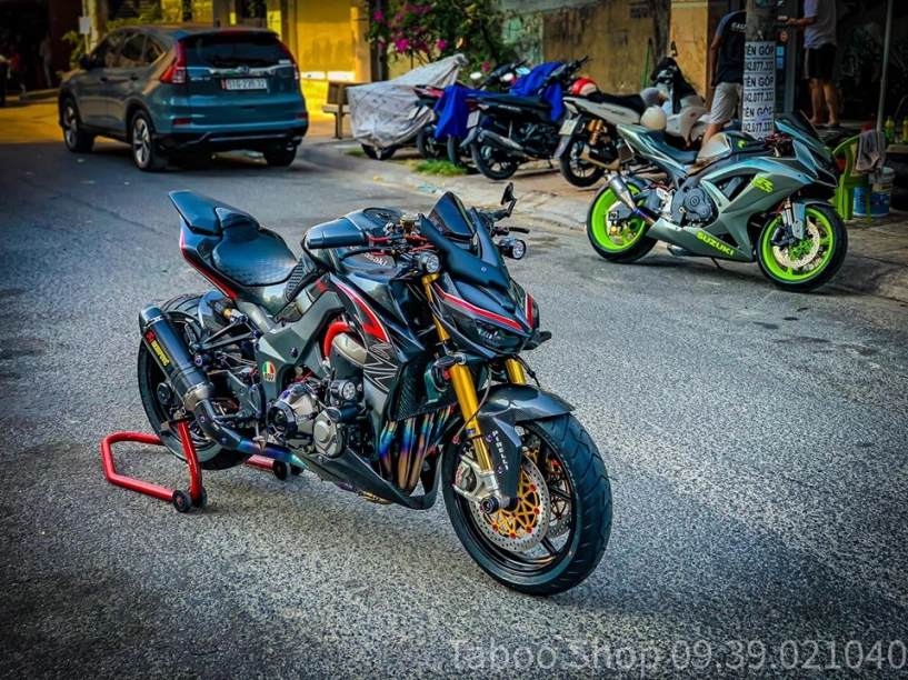 Kawasaki z1000 độ hết bài với dàn trang bị đắt đỏ của biker việt - 3