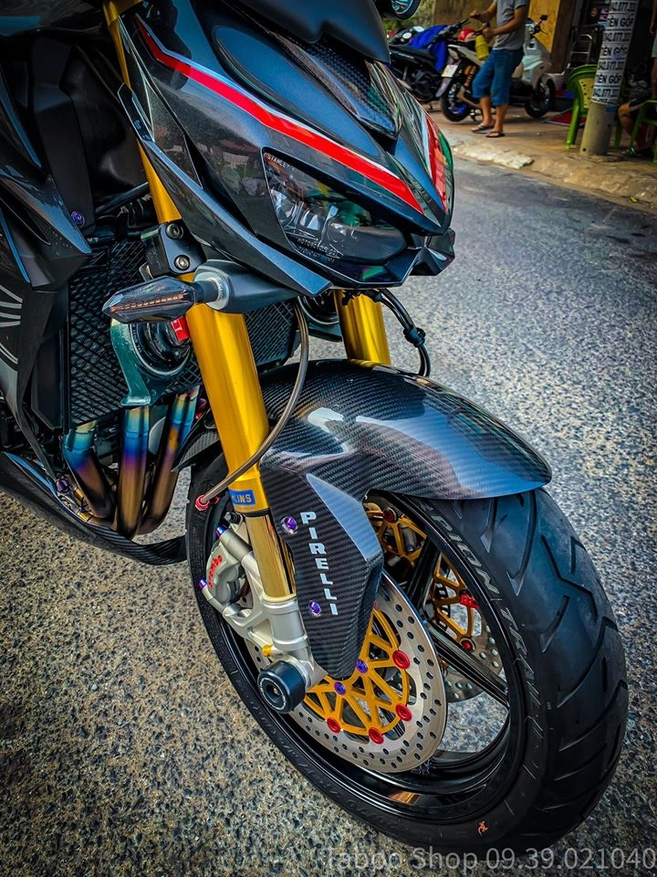 Kawasaki z1000 độ hết bài với dàn trang bị đắt đỏ của biker việt - 9