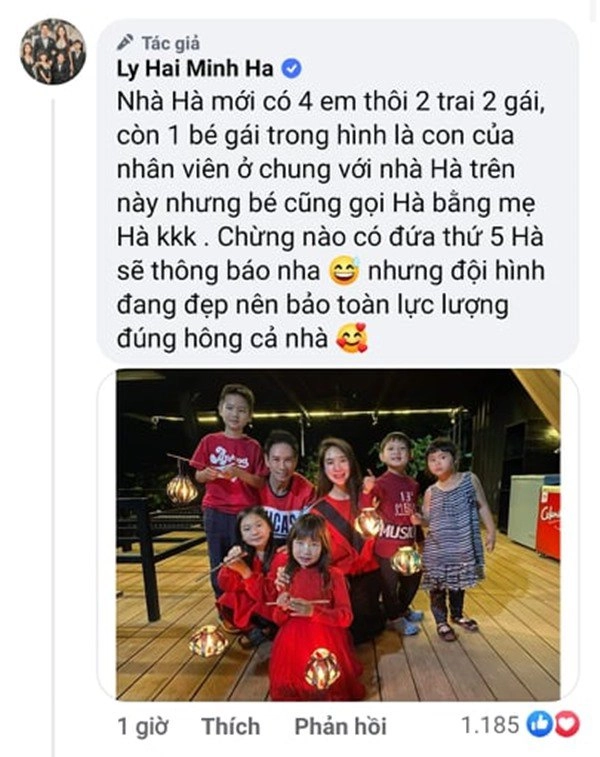 Lý hải bị nghi bí mật có con thứ 5 bà xã thừa nhận bé gọi hà bằng mẹ - 8