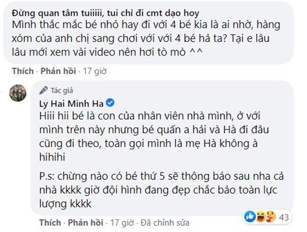 Lý hải bị nghi bí mật có con thứ 5 bà xã thừa nhận bé gọi hà bằng mẹ - 9