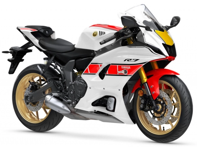 Ra mắt gia đình yamaha r1 r7 r3 r125 60th anniversary livery - 3