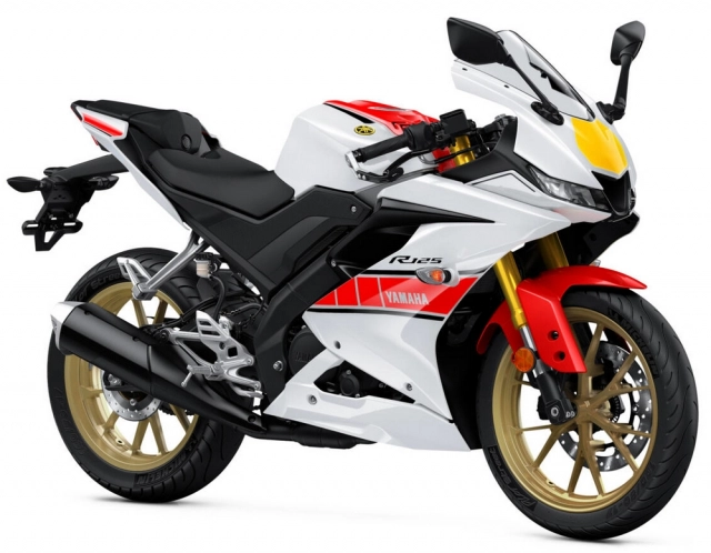 Ra mắt gia đình yamaha r1 r7 r3 r125 60th anniversary livery - 5