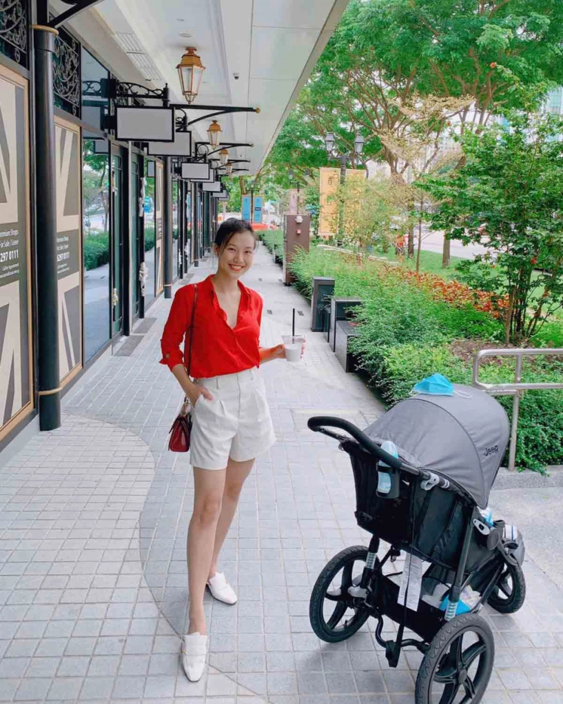 Sau sinh đã về dáng chuẩn ngực đầy hoàng oanh bị chồng cấm diện bánh bèo vẫn quyến rũ - 3