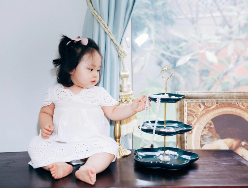 Sinh con với giám đốc hàn quốc pha lê nuôi con sang chảnh 1 tuổi chốt đơn vòng 3 tỷ - 1