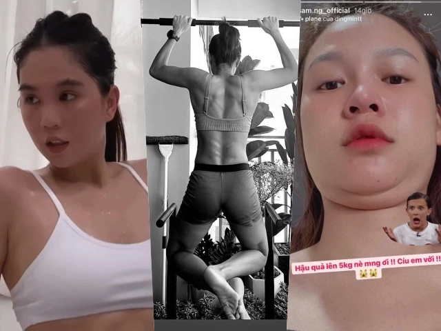 Thuý ngân sang hàn lạ nước mặt mụn biểu tình phi công trẻ ở nhà da láng như gương soi - 13