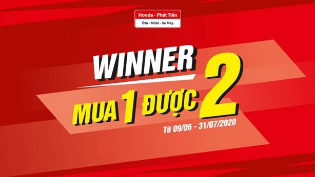 Winner mua 1 được 2 - 1