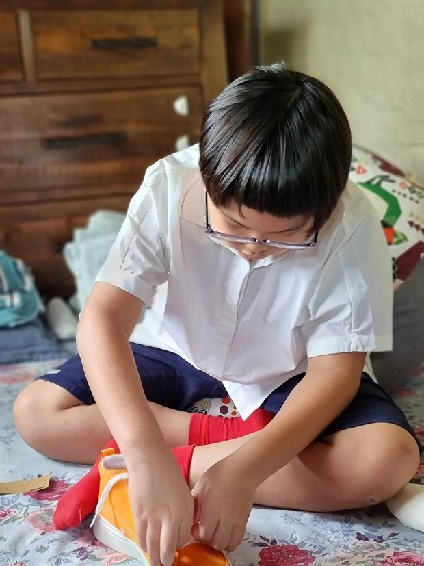 2021 không được đi khai giảng bi béo con trai xuân bắc gây chú ývới diện mạo hiện tại - 4
