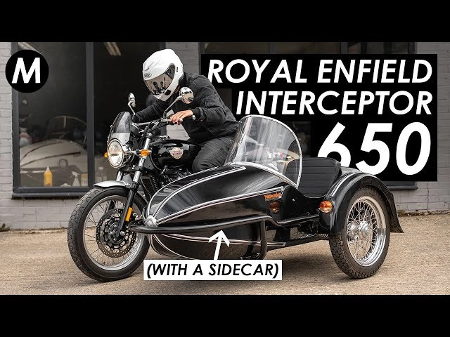 Cảm giác lái royal enfield interceptor 650 đọ sidecar như thế nào - 1