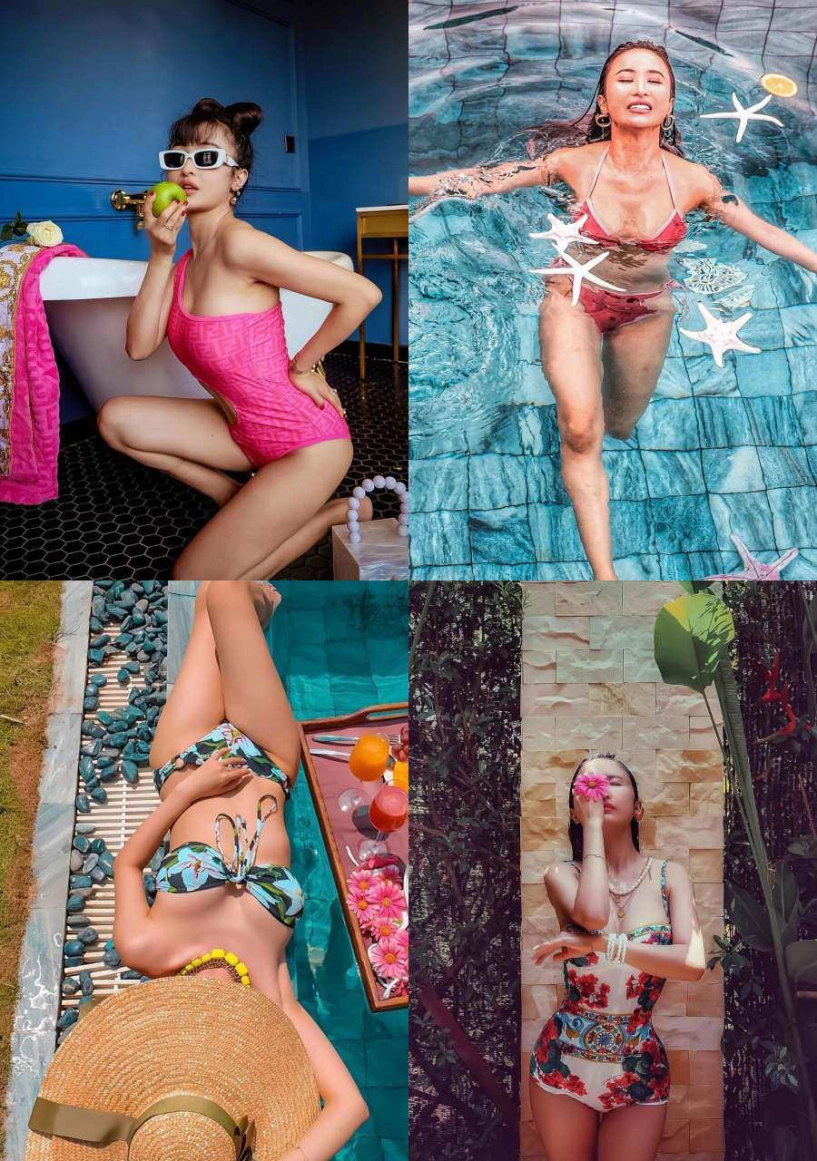 Hiếm hoi ái nữ minh nhựa diện bikini khoe dáng sau sinh hút bộn like không thua mẹ kế - 6