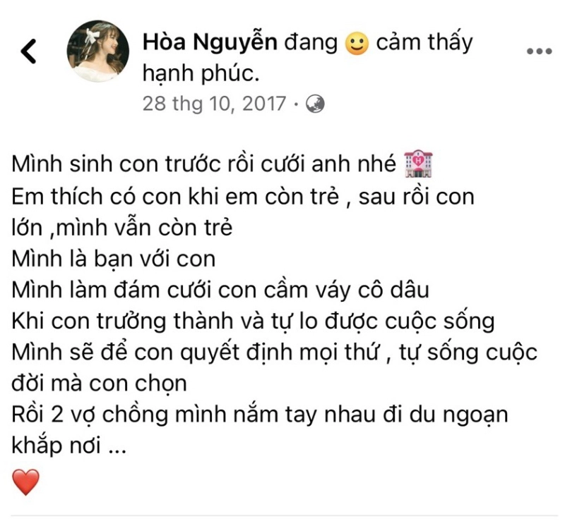 Hòa minzy bình luận bài đăng 3 năm trước về chuyện muốn có con với bạn trai tổng giám đốc - 3