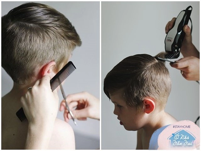 Hướng dẫn cách cắt tóc undercut cho bé trai tại nhà siêu đơn giản - 20