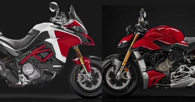 Lộ ảnh ducati đang thử nghiệm streetfighter v2 và multistrada v4 pike peak - 1