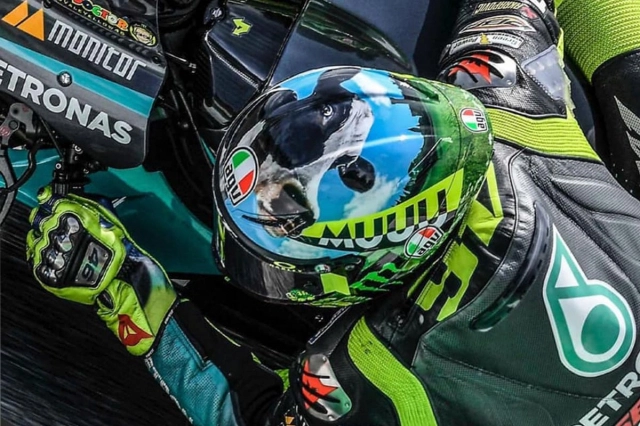 Ra mắt phiên bản mũ bảo hiểm độc quyền dành cho valentino rossi 2021 - 1