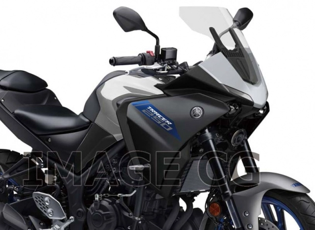 Yamaha tracer 300250 touring lộ diện hình ảnh render - 1