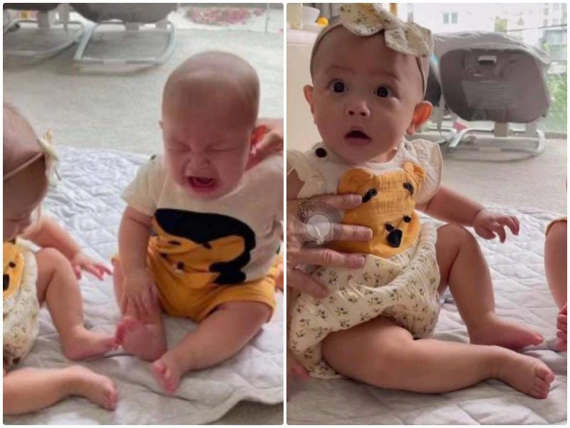 Cởi trần chăm con kim lý bất ngờ bị lisa gặm ti hồ ngọc hà cười như được mùa - 8