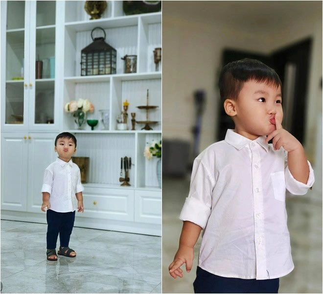 Giữa đêm hòa minzy xin lỗi con trai vì sắp phải đi xa nhiều ngày liền - 12