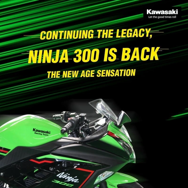 Kawasaki ninja 300 2021 được tiết lộ trước khi ra mắt - 1