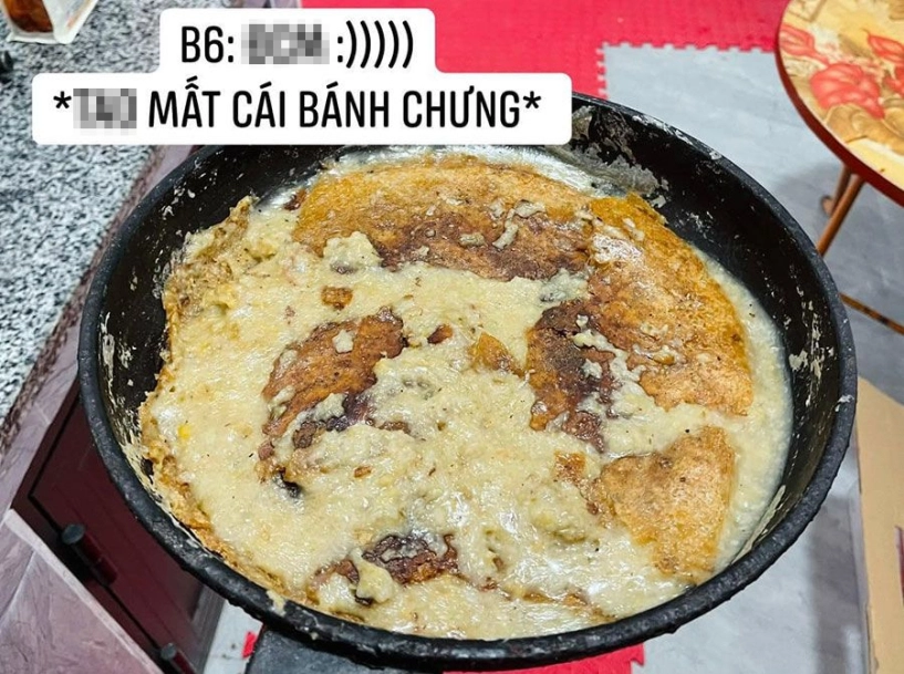 Làm bánh chưng rán nước lọc khoe bố mẹ cô gái tá hỏa khi làm đến bước cuối cùng - 6