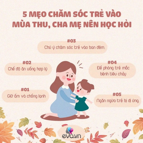 Mẹo chăm sóc trẻ sơ sinh mùa thu khỏe mạnh không sợ ốm vặt đến lúc mẹ phải học - 2