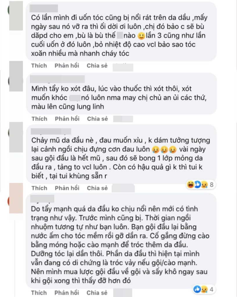 Tẩy tóc chơi tết gái xinh ngồi 11 tiếng nhận về cái kết cháy da đầu chảy dịch mủ - 9