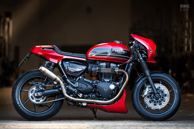 Triumph speed twin độ phong cách cafe racer ấn tượng - 4