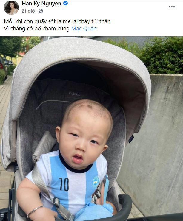 Tủi thân vì chăm con ốm ở séc mỹ nhân sóc trăng được mạc hồng quân lập tức chuyển tiền - 1