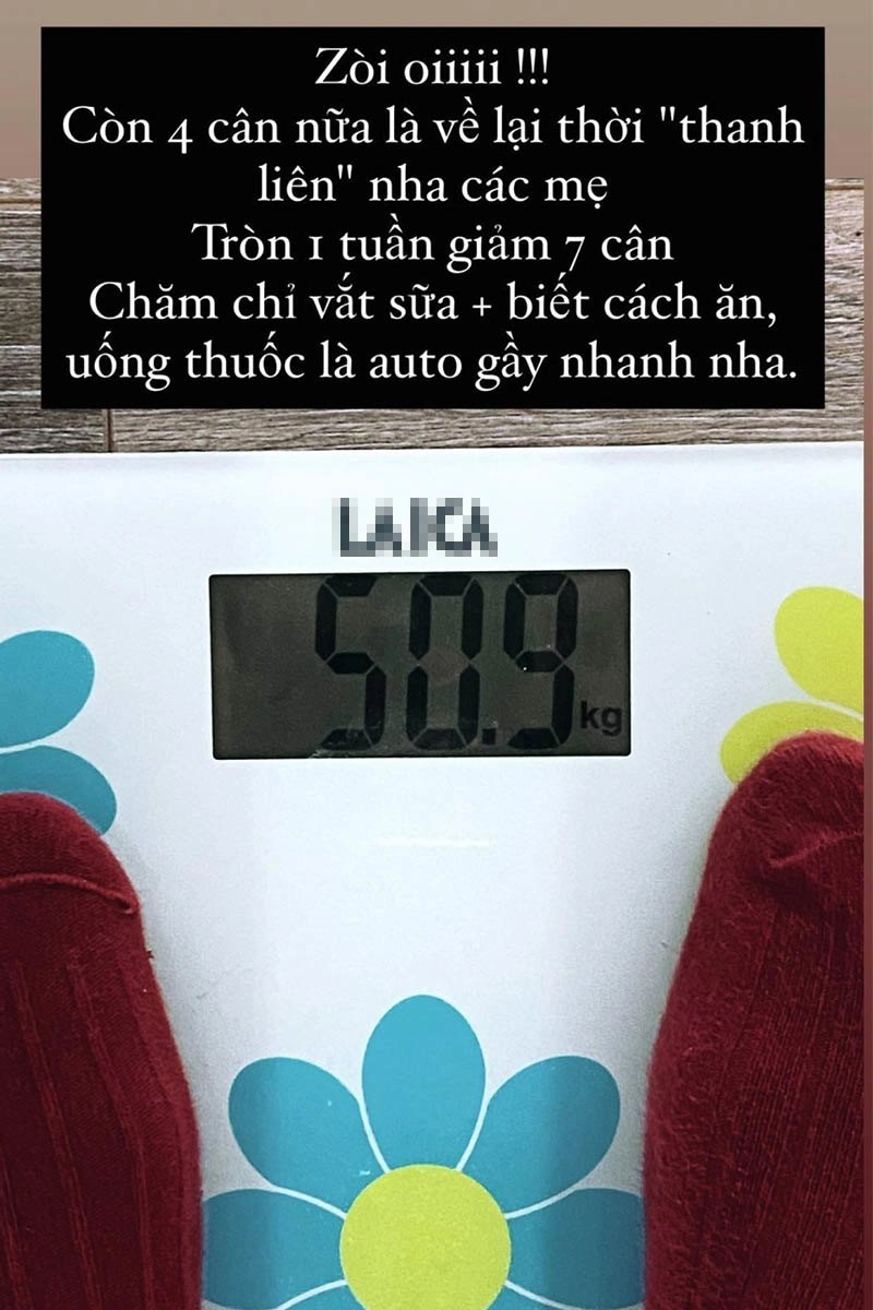 Ca nương kiều anh đi đẻ âm thầm giảm cân lặng lẽ 7 ngày đánh bay 7kg - 5
