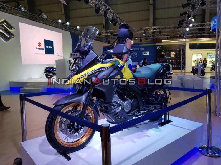 Cận cảnh suzuki v-strom 650 xt 2020 được giới thiệu tại auto expo 2020 - 1