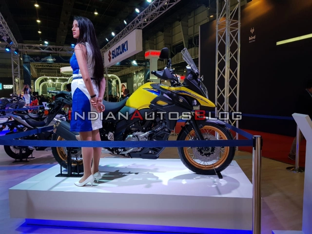 Cận cảnh suzuki v-strom 650 xt 2020 được giới thiệu tại auto expo 2020 - 7