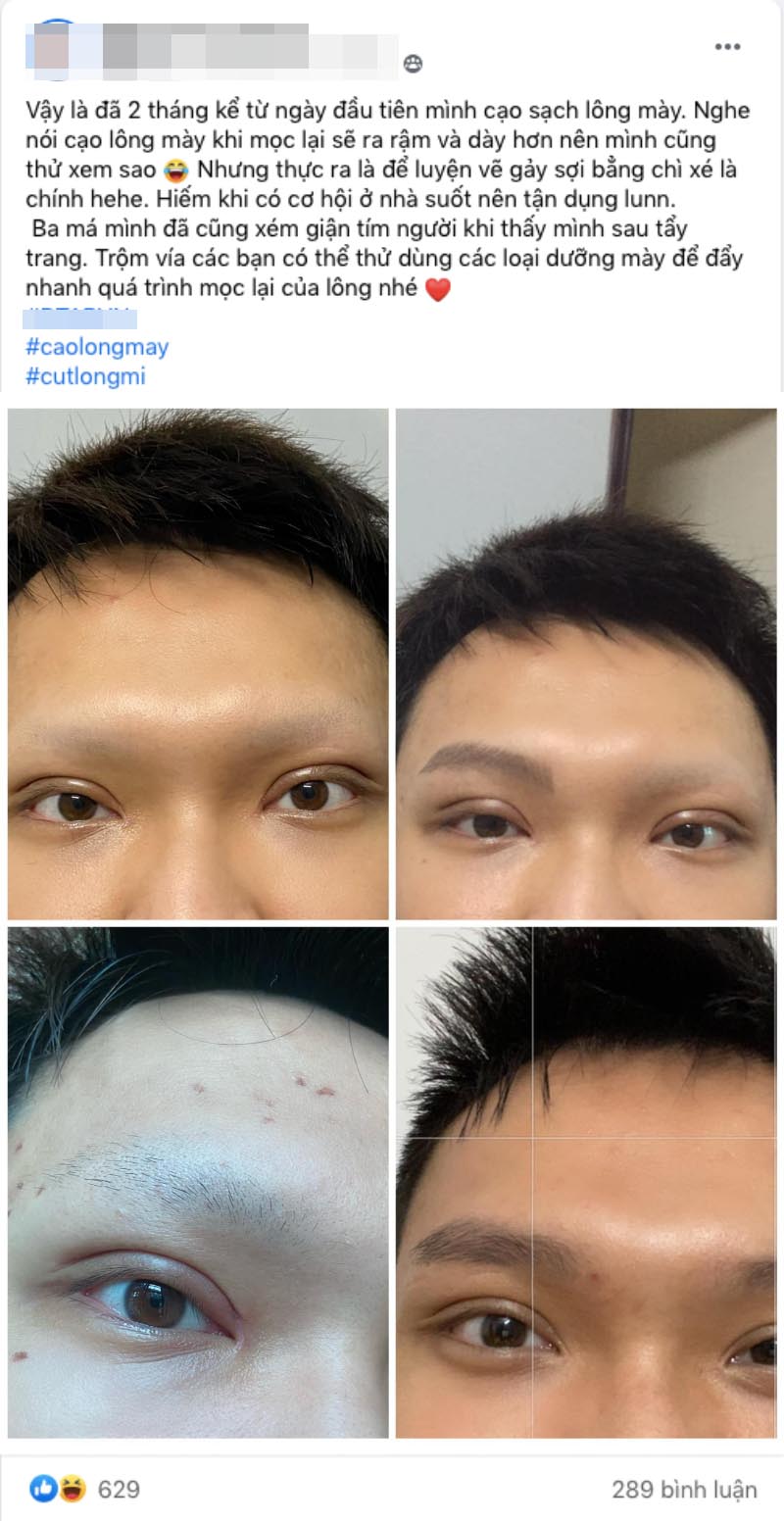 Cười ngất với pha cạo trắng lông mày khiến ai nấy đều hoảng hốt của chị em ngày dịch - 4