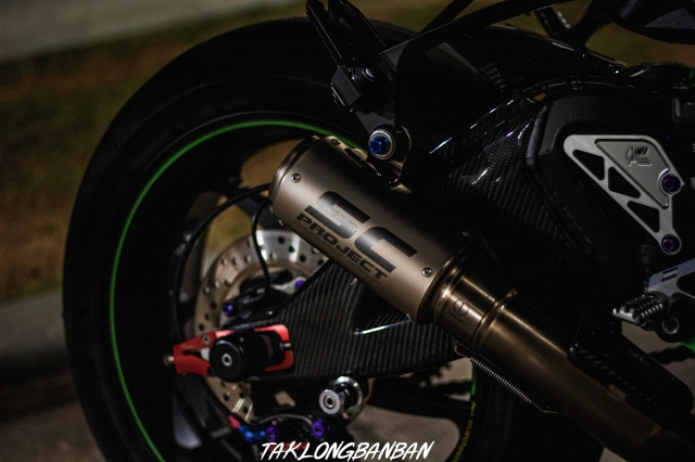 Kawasaki zx-10r độ cực chất trong diện mạo tối tăm - 9