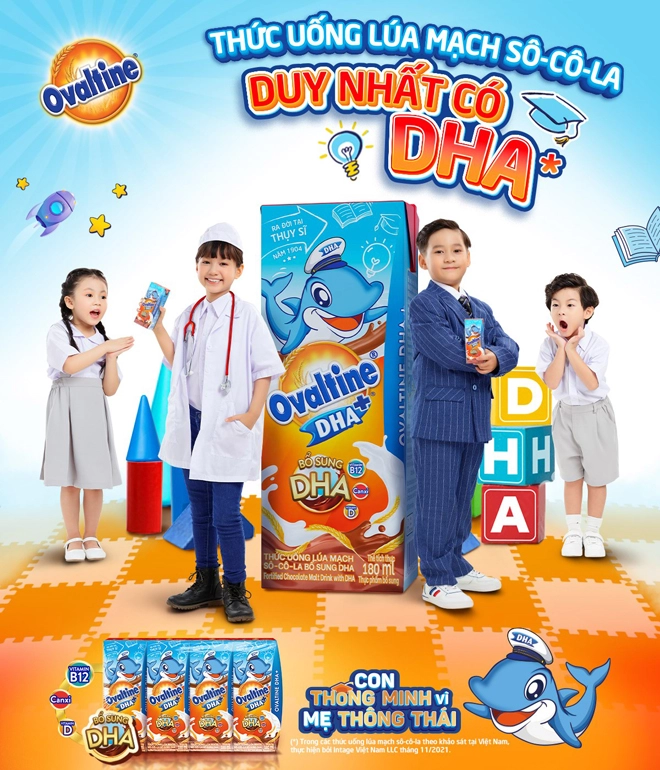 Ovaltine dha - giải pháp tối ưu cung cấp dha mỗi ngày cho bé thông minh toàn diện - 1