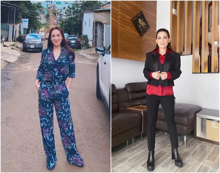Phi nhung 48 tuổi vẫn miệt mài tập tành nặng đô tậu được vòng eo săn chắc đáng nể - 2