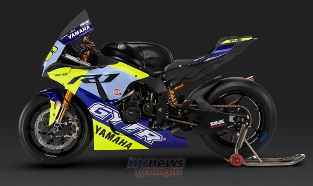 Yamaha r1 gytr vr46 tribute trình làng - tạm biệt valetino rossi - 4