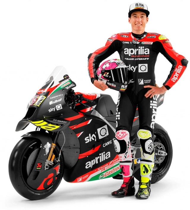 Aprilia racing team gresini 2021 ra mắt xe đua rs-gp 21 hoàn toàn mới - 5