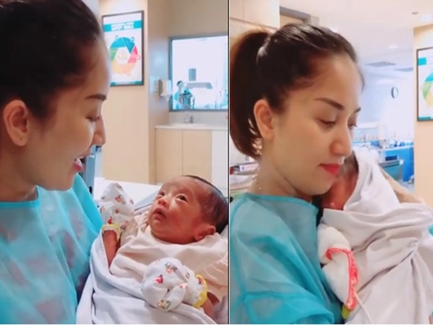 Con gái khánh thi phan hiển càng lớn càng xinh giống bố như đúc nhưng đôi mắt đẹp của mẹ - 1