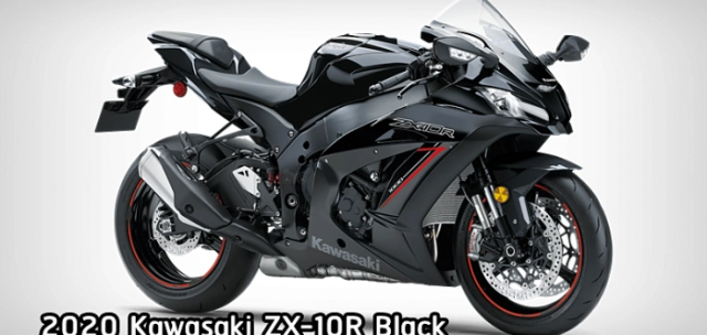 Kawasaki ninja zx-10r 2020 ra mắt màu đen bóng mới đẹp lôi cuốn - 1