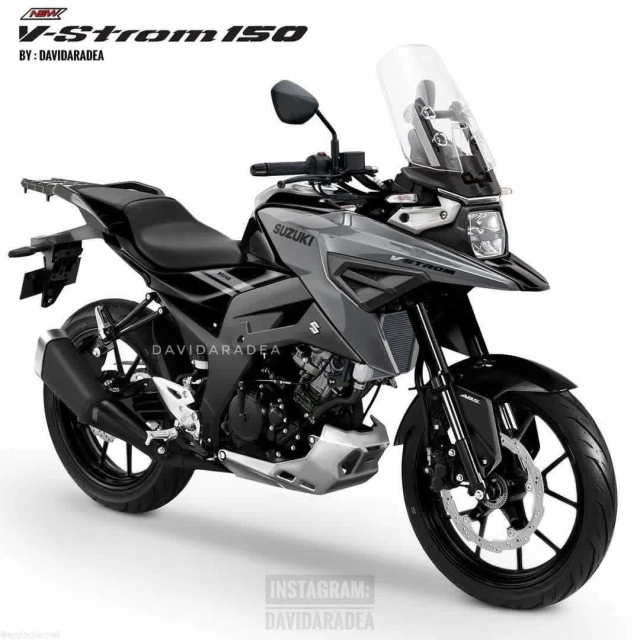 Lộ diện hình ảnh render của suzuki v-strom 150 mới - 5