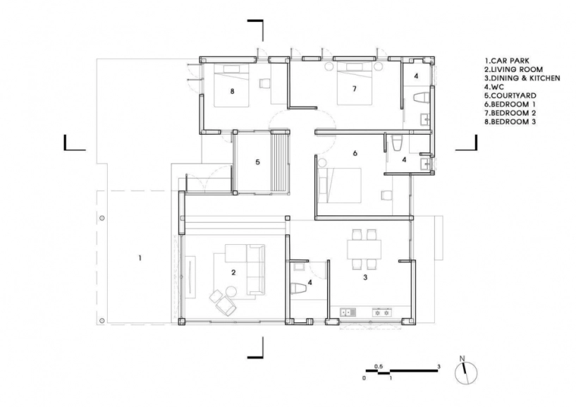 Ngỡ ngàng với mẫu nhà cấp 4 không mái đẹp mắt - 4