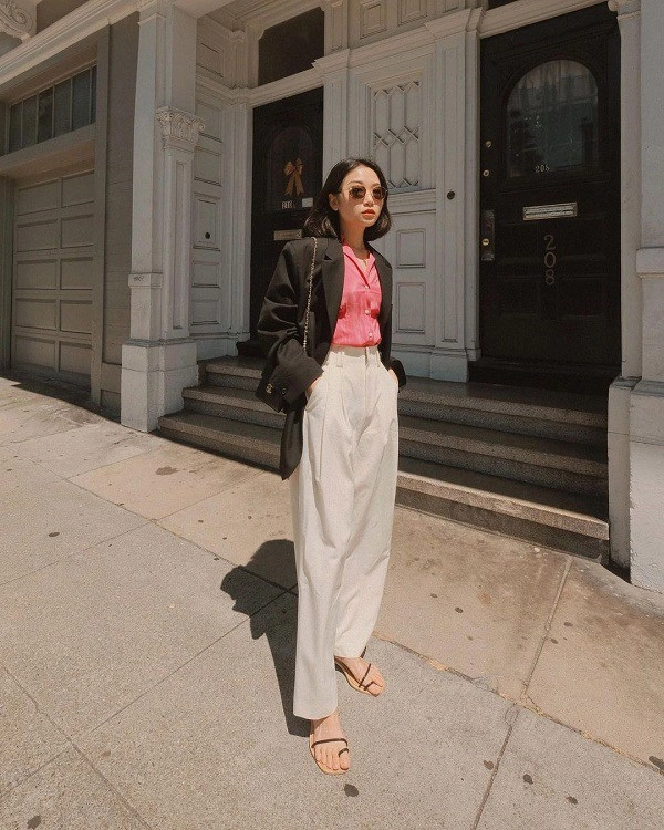 Những kiểu quần cứ phối với áo blazer là siêu sang chảnh nàng nhất định không thể bỏ qua - 1