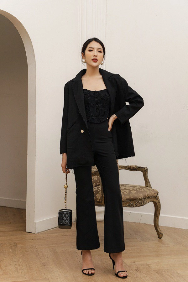 Những kiểu quần cứ phối với áo blazer là siêu sang chảnh nàng nhất định không thể bỏ qua - 8