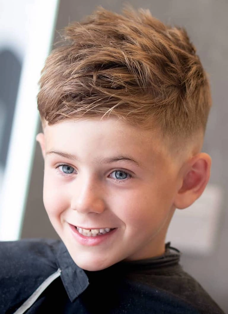 Những kiểu tóc đẹp cho bé trai 7 tuổi thời thượng phong cách - 7