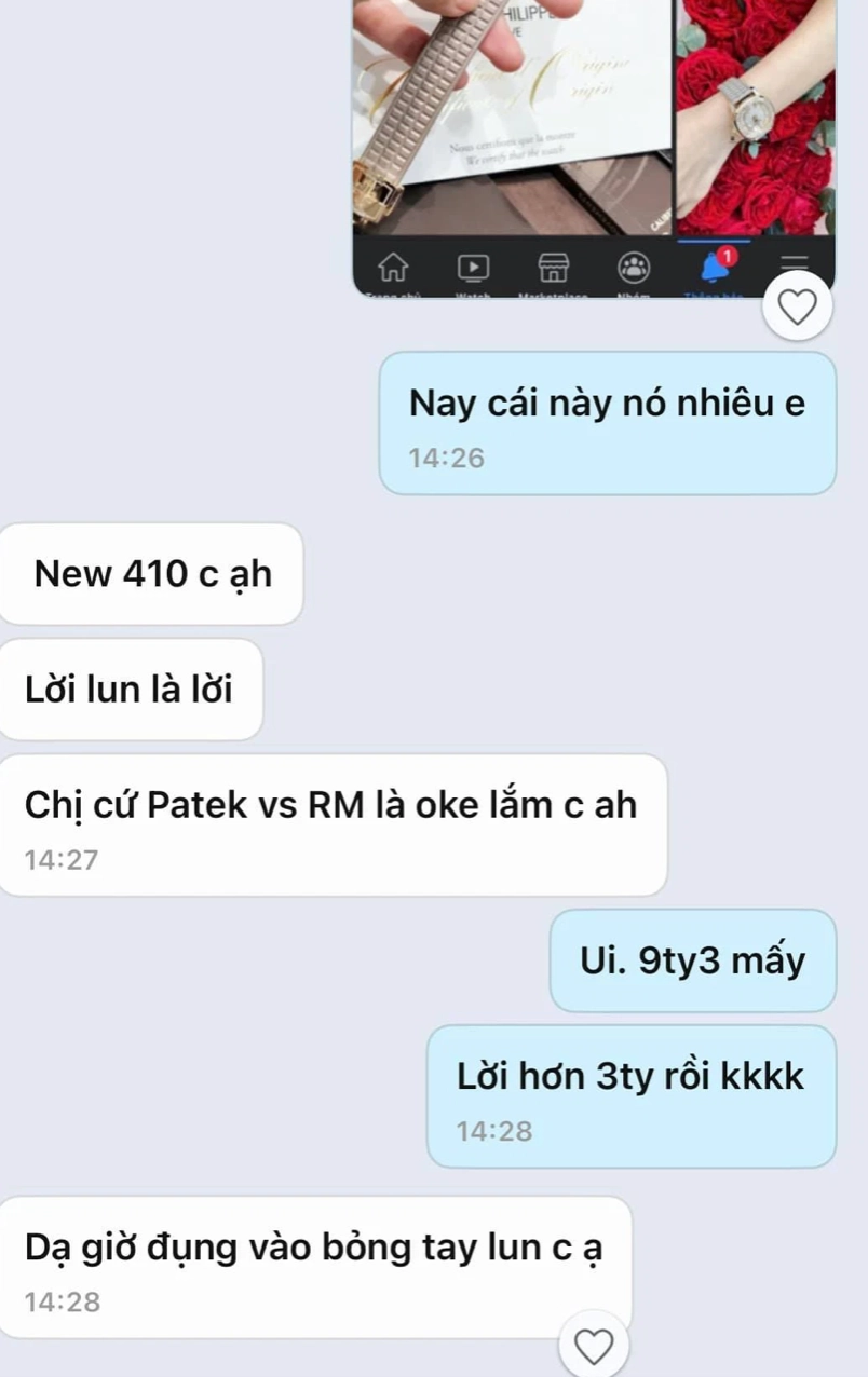 Nữ đại gia quận 7 sắm đồng hồ triệu đô đeo cho đẹp vài tháng sau chốt lời 3 tỷ - 7