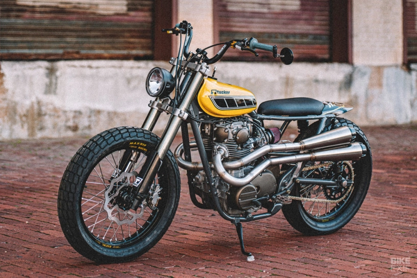 Yamaha xs650 độ với nick danh techno tracker đến từ gunn design - 3