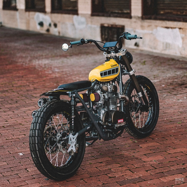 Yamaha xs650 độ với nick danh techno tracker đến từ gunn design - 5