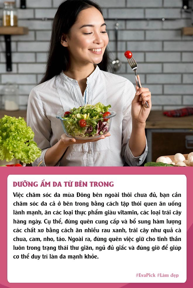 7 cách chăm sóc da mùa đông ai không biết dễ già trước tuổi vì da mặt khô queo - 7