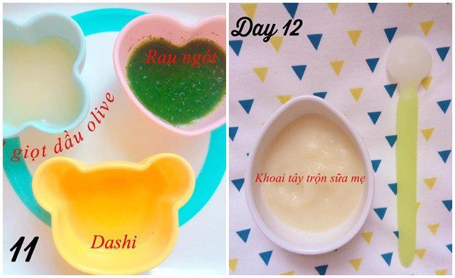 Ăn dặm kiểu nhật là gì và thực đơn ăn dặm cho bé từ 6 - 18 tháng - 6