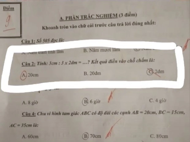 Con làm toán 33x22 bị cô giáo phê sai mẹ thắc mắc hỏi dân mạng liền có đáp án - 1